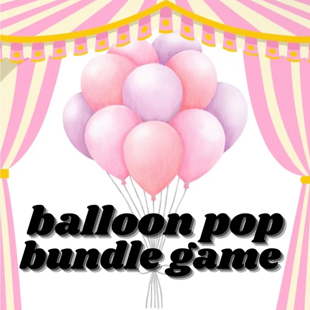 balloon pop bundle game! pick a balloon, get a bundle
